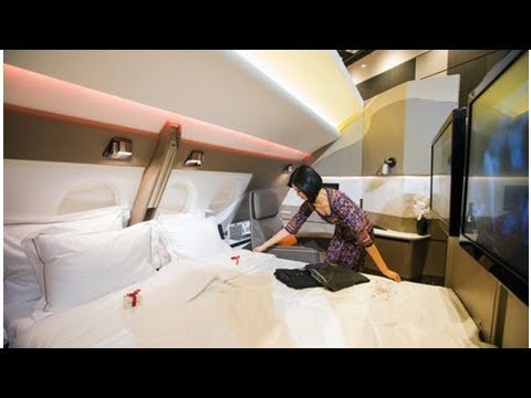 空飛ぶ５つ星ホテルの客室拝見、シンガポール航空のスイートルーム