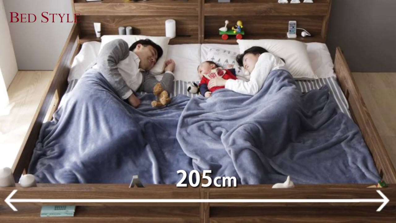 子供の成長に寄り添う 2段ベッドにもなるワイドキングサイズベッド