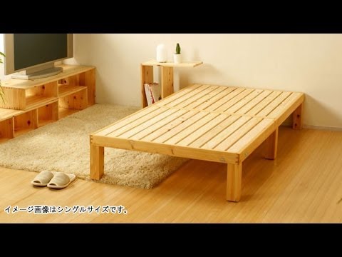 楽天 ベッド ダブル 人気の国産ひのきのすのこベッド 安心品質 日本製