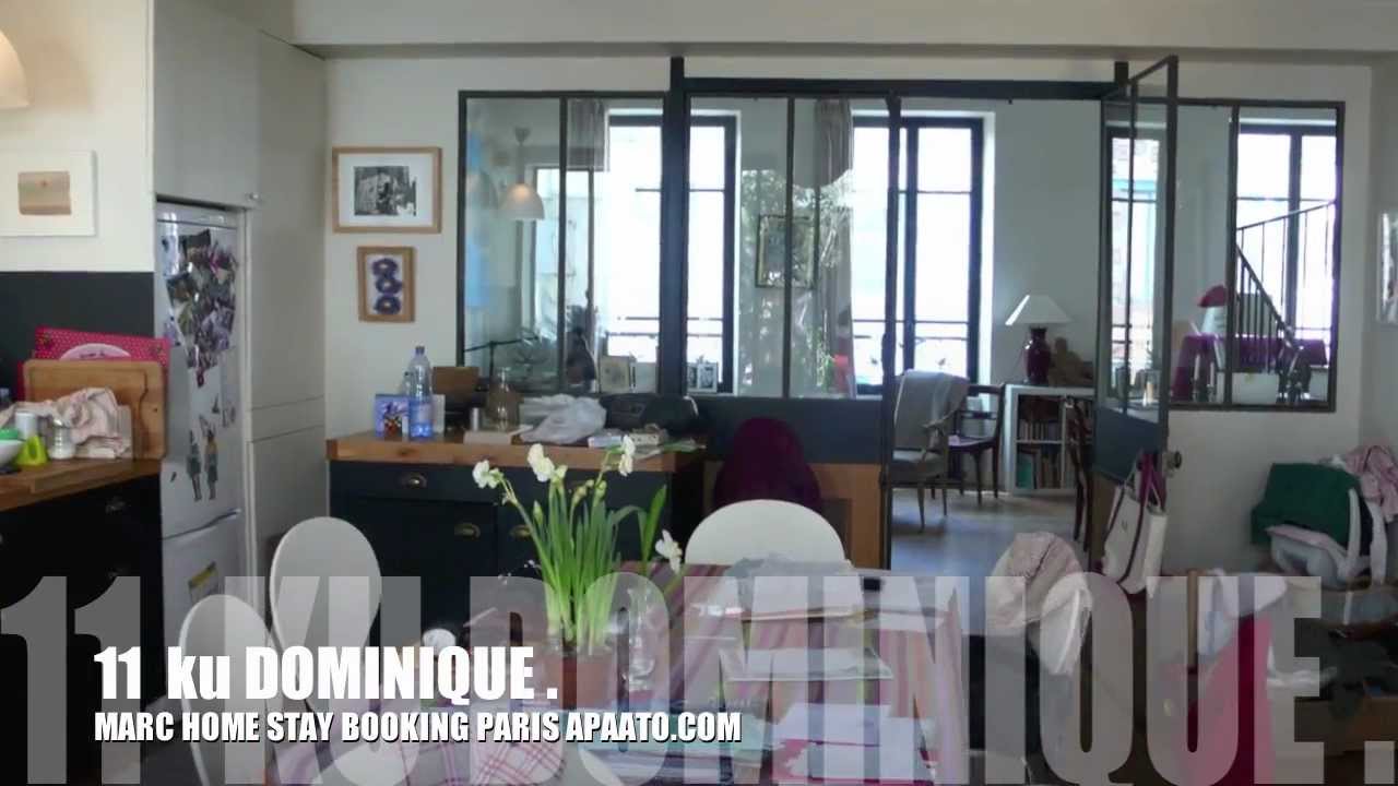 home stay paris １１区にあるDOMINIQUEさんのHOMESTAYを紹介します
