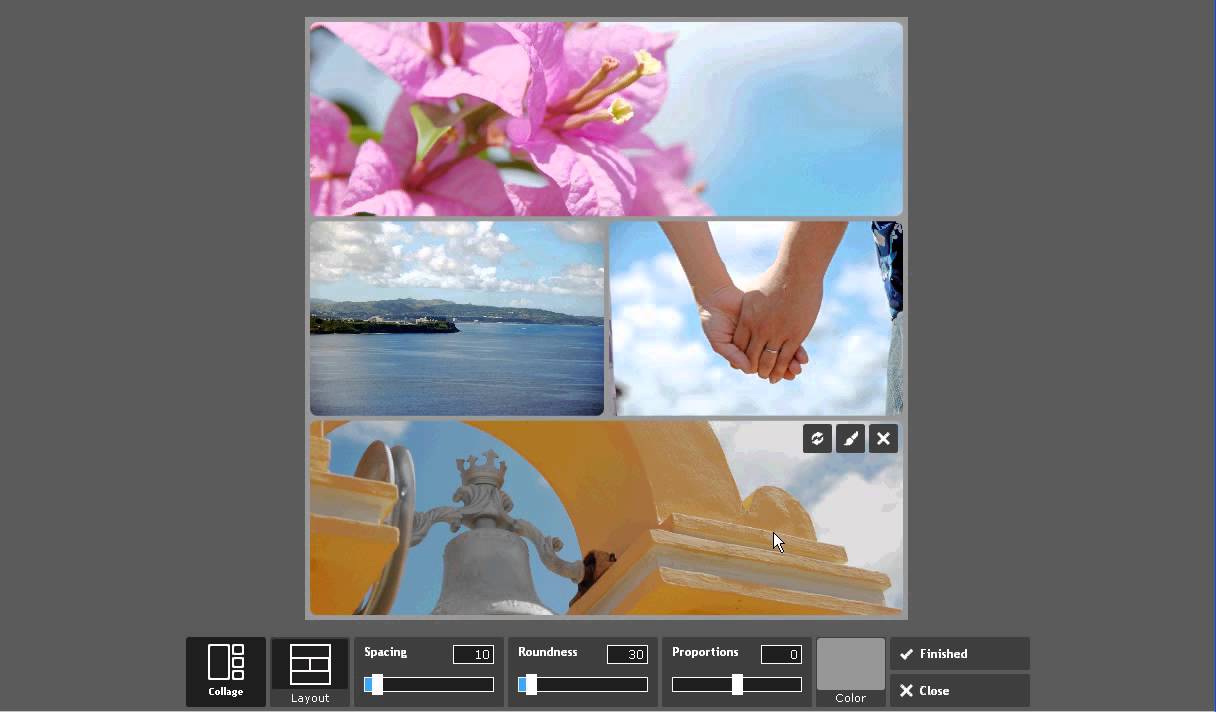 PIXLR EXPRESS（Web版）を使って複数の画像を１枚の画像としてレイアウト作成